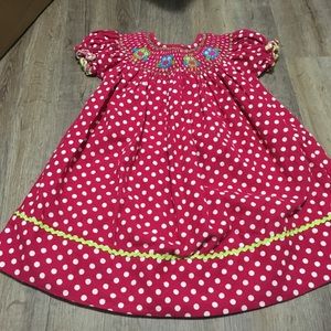 Smocked Owl dress